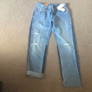 Levi 501 cropped jean